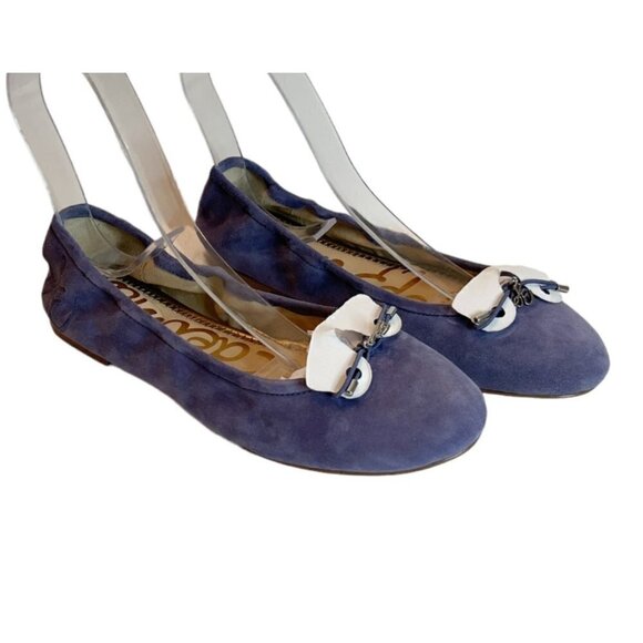 Sam Edelman Women's Felicia Leather Flat in Dusty Violet Size 6.5 NWOB - Picture 3 of 8